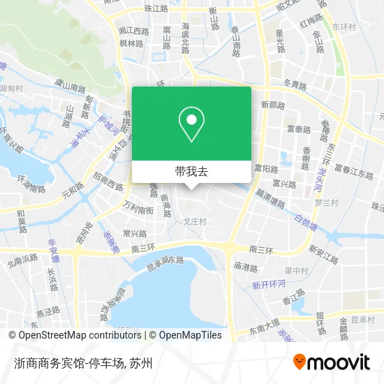 浙商商务宾馆-停车场地图
