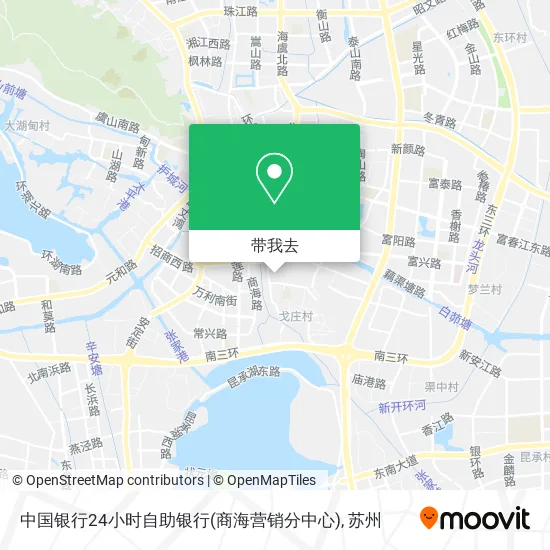 中国银行24小时自助银行(商海营销分中心)地图