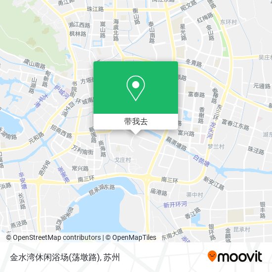 金水湾休闲浴场(荡墩路)地图