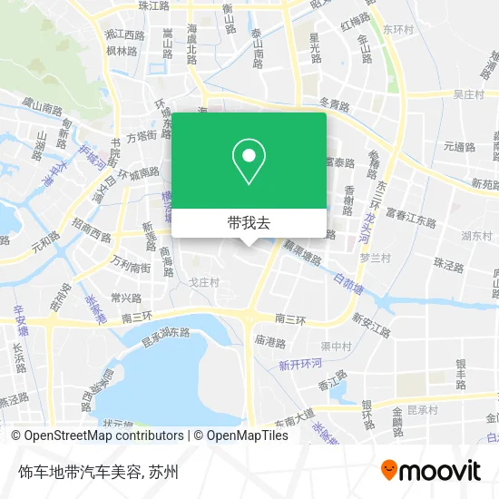 饰车地带汽车美容地图
