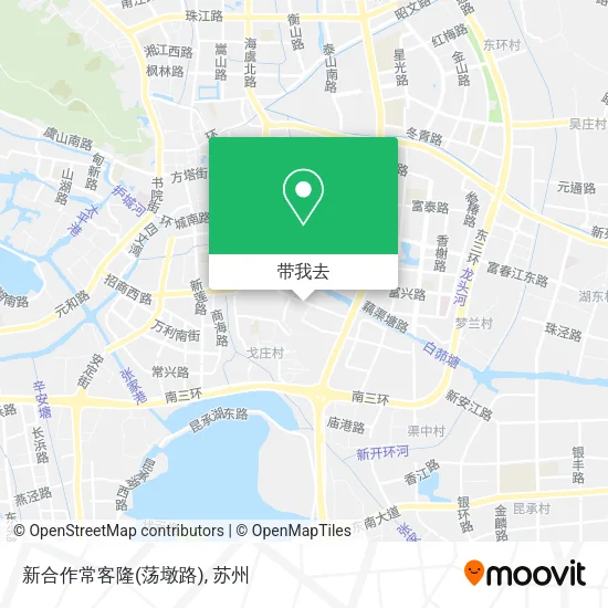 新合作常客隆(荡墩路)地图