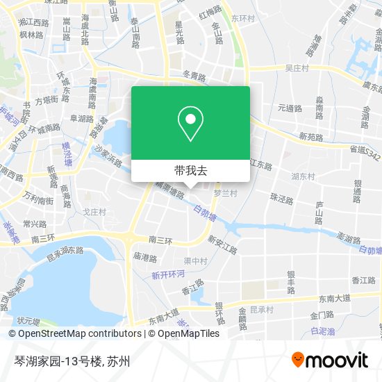 琴湖家园-13号楼地图