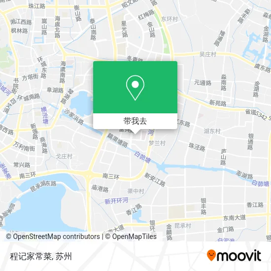 程记家常菜地图