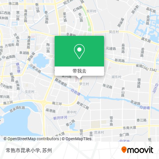 常熟市昆承小学地图