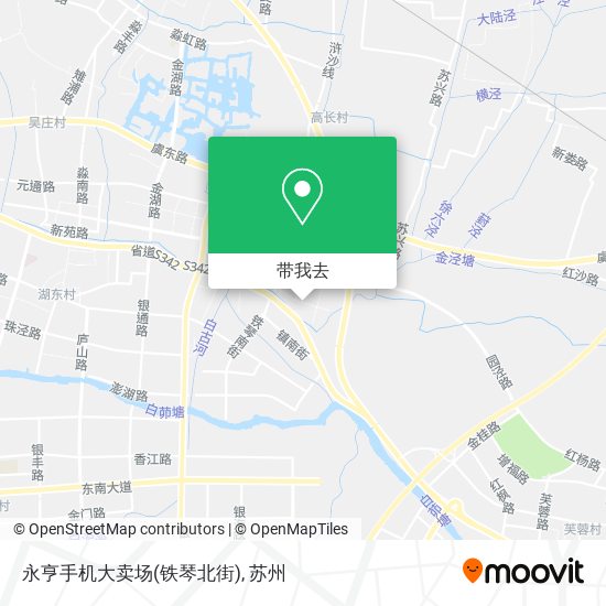 永亨手机大卖场(铁琴北街)地图