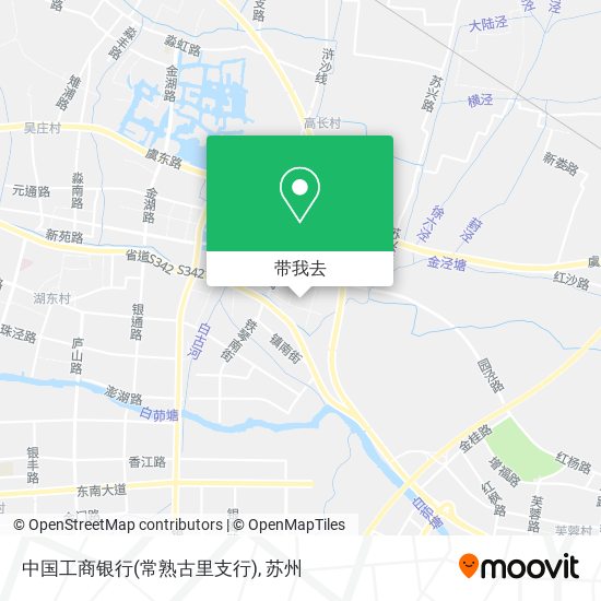 中国工商银行(常熟古里支行)地图