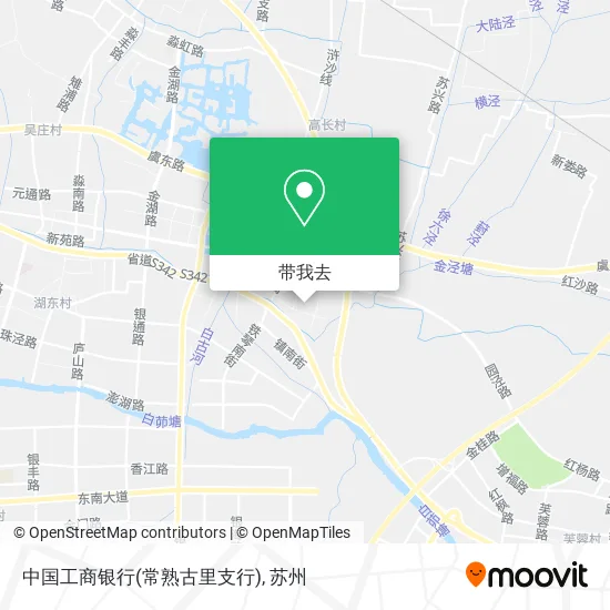 中国工商银行(常熟古里支行)地图