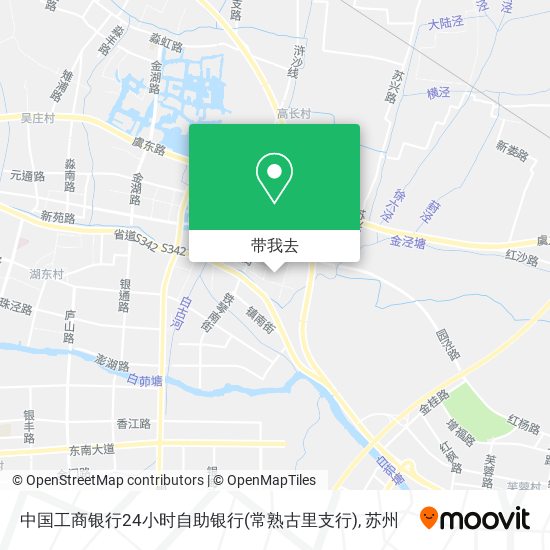 中国工商银行24小时自助银行(常熟古里支行)地图