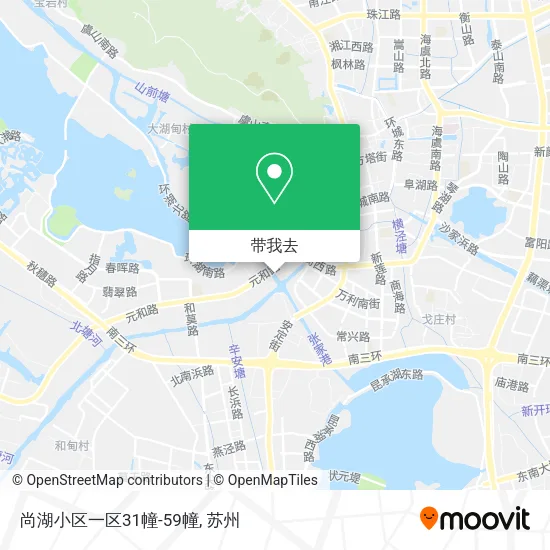 尚湖小区一区31幢-59幢地图