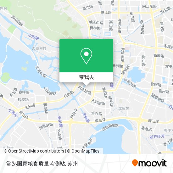 常熟国家粮食质量监测站地图