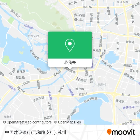 中国建设银行(元和路支行)地图