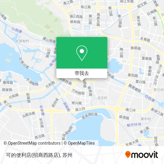 可的便利店(招商西路店)地图