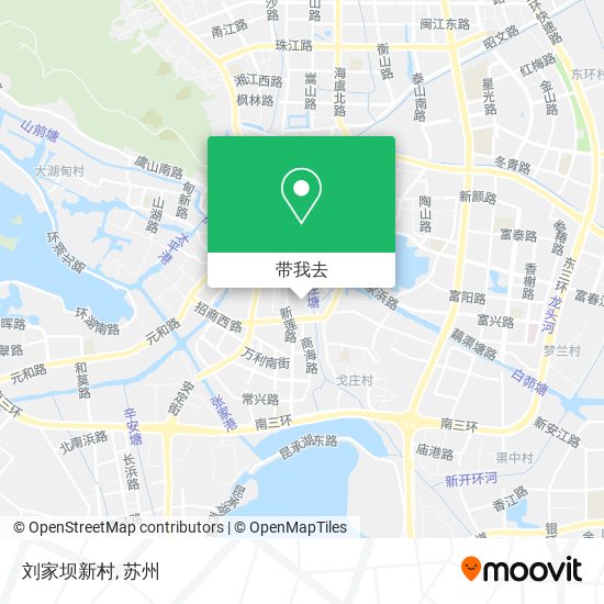 刘家坝新村地图