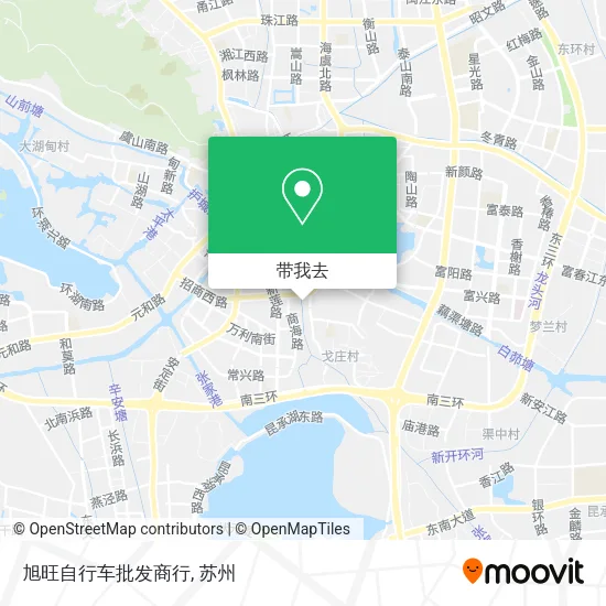 旭旺自行车批发商行地图