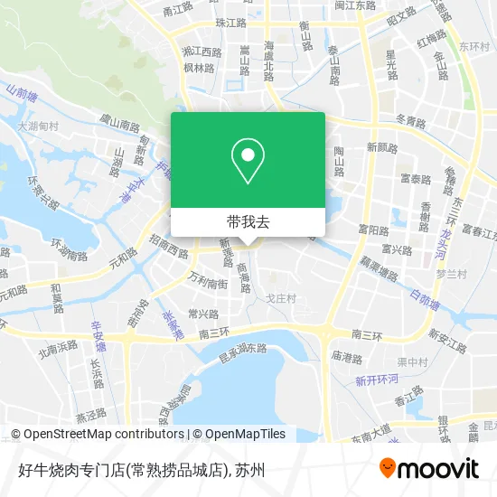 好牛烧肉专门店(常熟捞品城店)地图