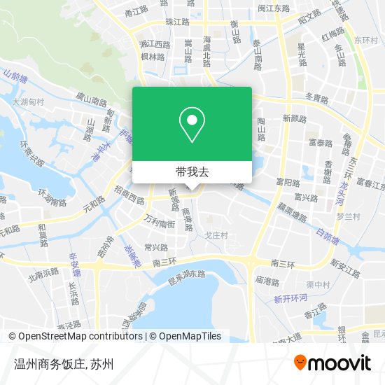 温州商务饭庄地图