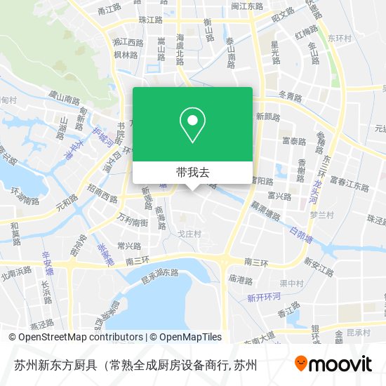 苏州新东方厨具（常熟全成厨房设备商行地图