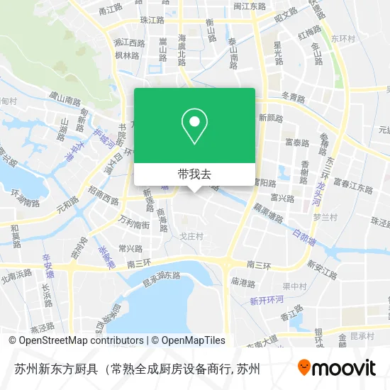 苏州新东方厨具（常熟全成厨房设备商行地图