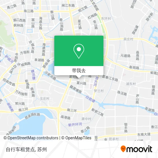 自行车租赁点地图