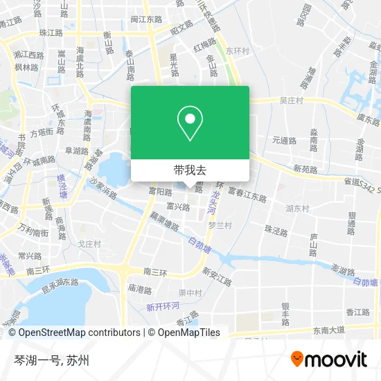 琴湖一号地图