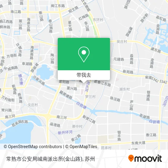 常熟市公安局城南派出所(金山路)地图
