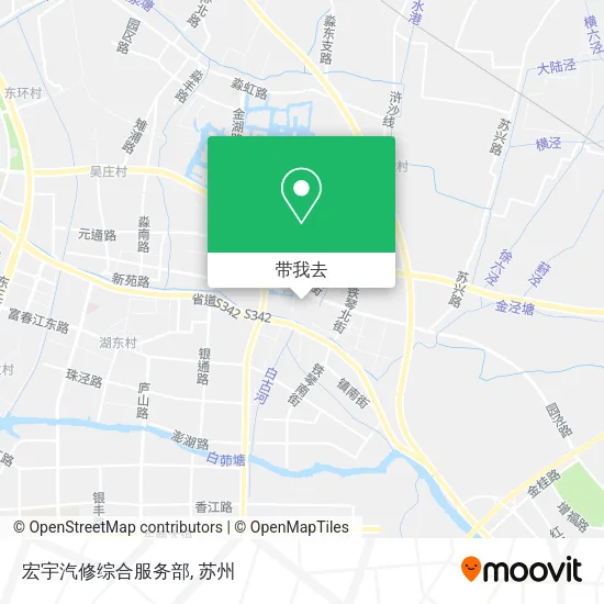 宏宇汽修综合服务部地图