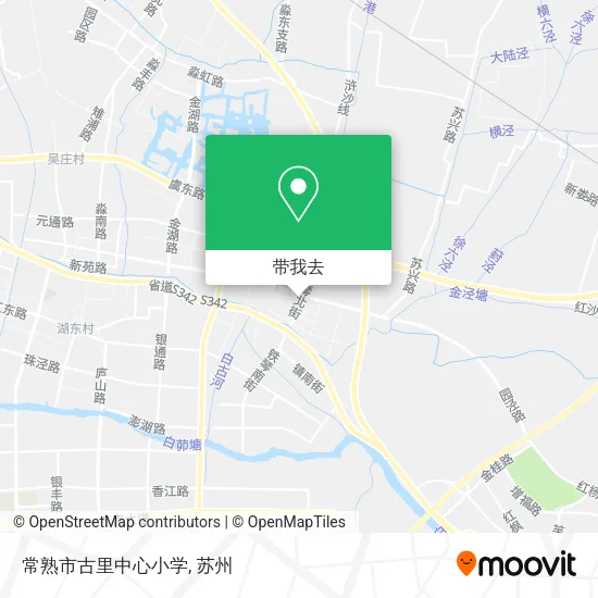 常熟市古里中心小学地图