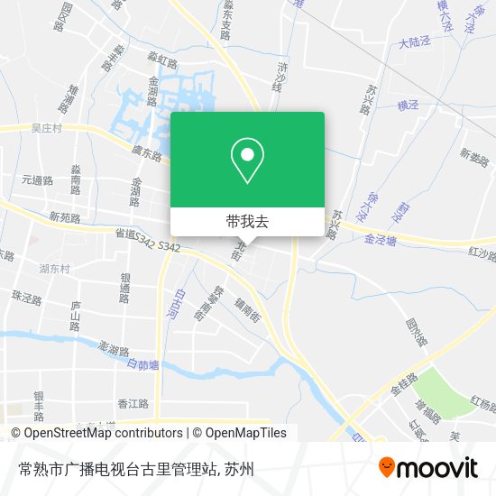 常熟市广播电视台古里管理站地图