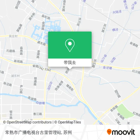 常熟市广播电视台古里管理站地图