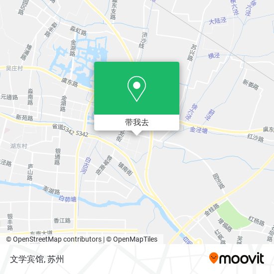 文学宾馆地图