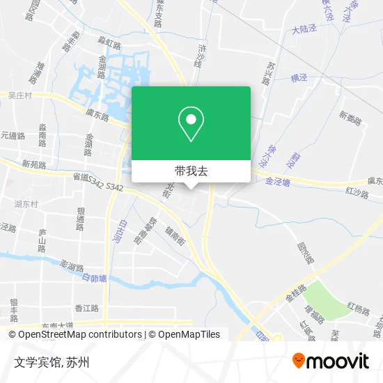 文学宾馆地图