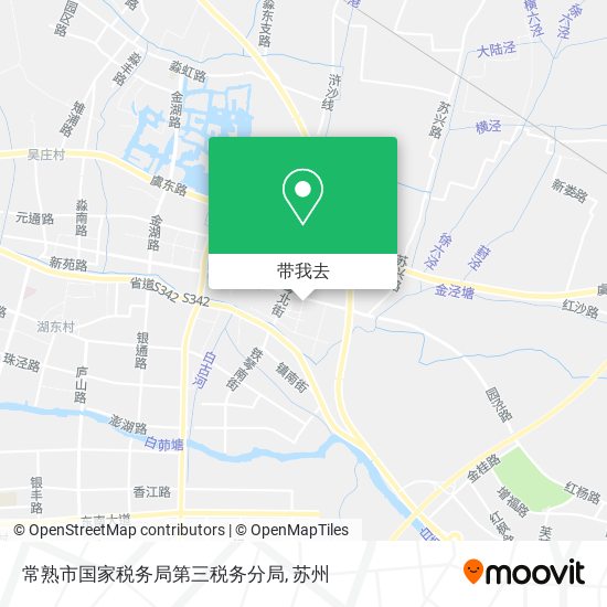 常熟市国家税务局第三税务分局地图