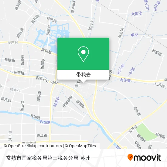 常熟市国家税务局第三税务分局地图