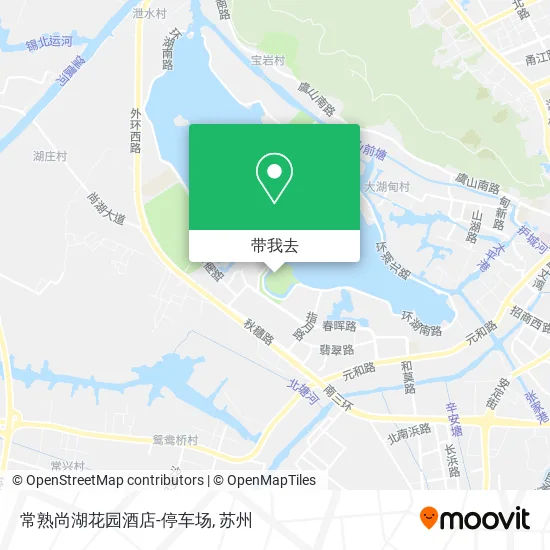 常熟尚湖花园酒店-停车场地图