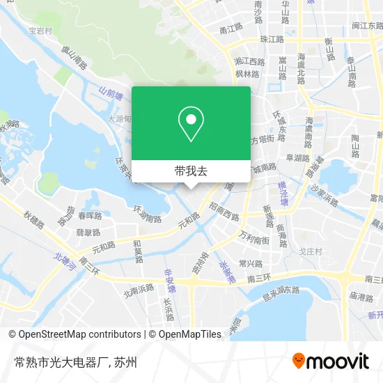 常熟市光大电器厂地图