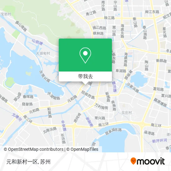 元和新村一区地图