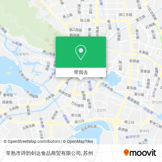 常熟市诗韵剑达食品商贸有限公司地图