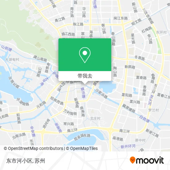 东市河小区地图