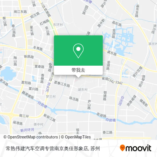 常熟伟建汽车空调专营南京奥佳形象店地图