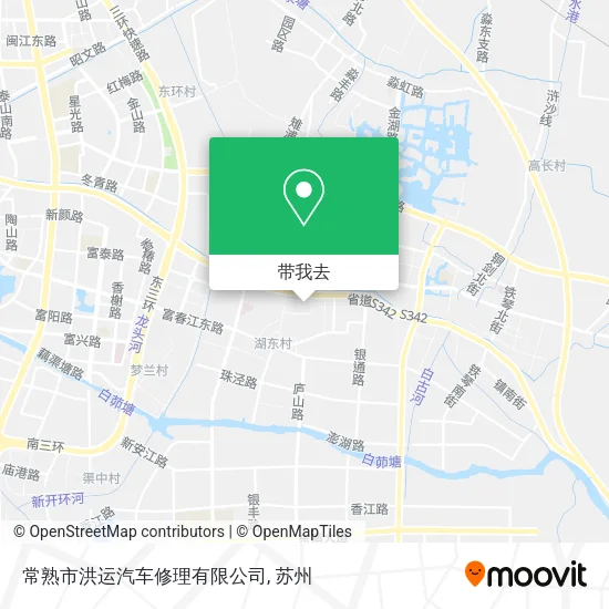 常熟市洪运汽车修理有限公司地图