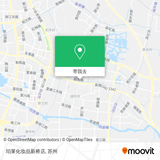 珀莱化妆品新桥店地图