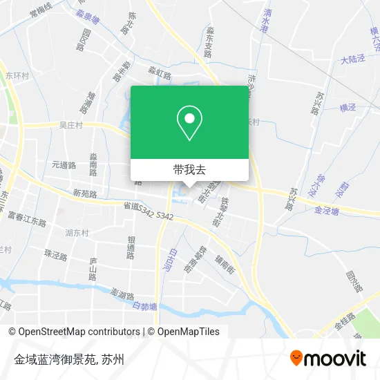 金域蓝湾御景苑地图