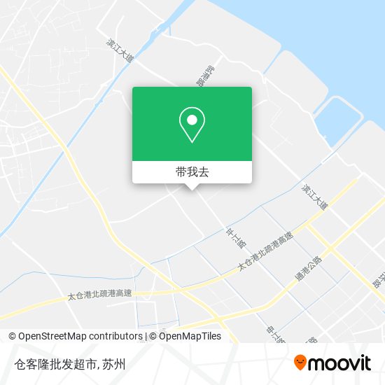 仓客隆批发超市地图