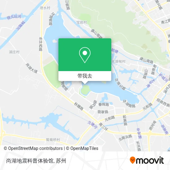 尚湖地震科普体验馆地图