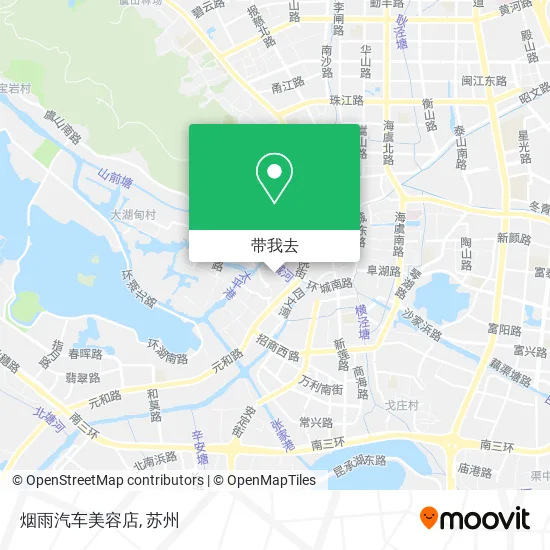 烟雨汽车美容店地图