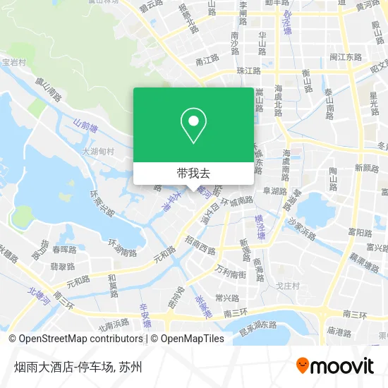 烟雨大酒店-停车场地图