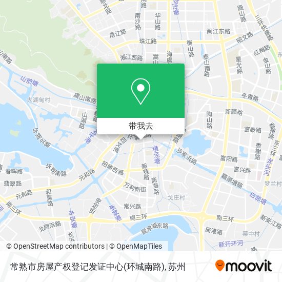 常熟市房屋产权登记发证中心(环城南路)地图