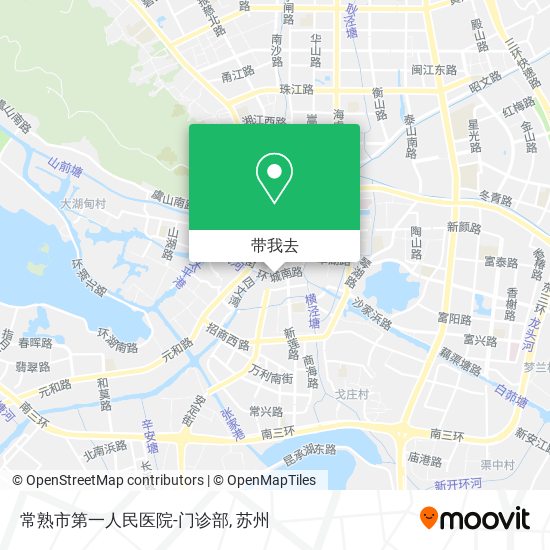 常熟市第一人民医院-门诊部地图