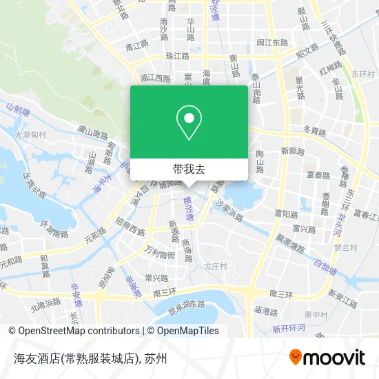 海友酒店(常熟服装城店)地图