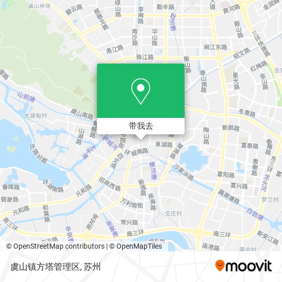 虞山镇方塔管理区地图